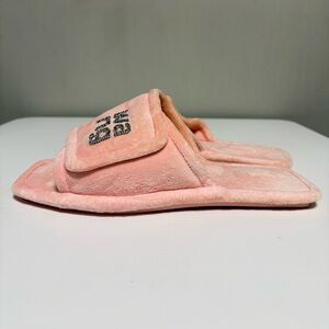 ALEXANDER WANG Women's PINK Lana Padded Logo Slide Slippers EU 41 US11
